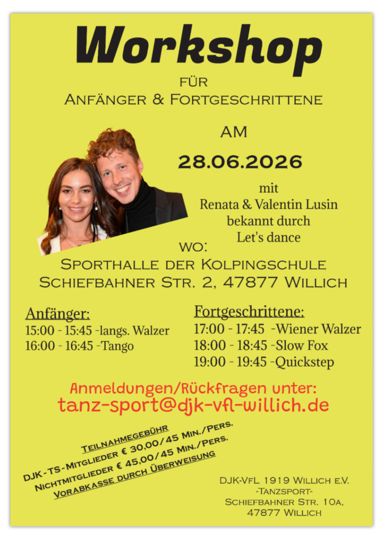 Workshop mit Renata & Valentin Lusin